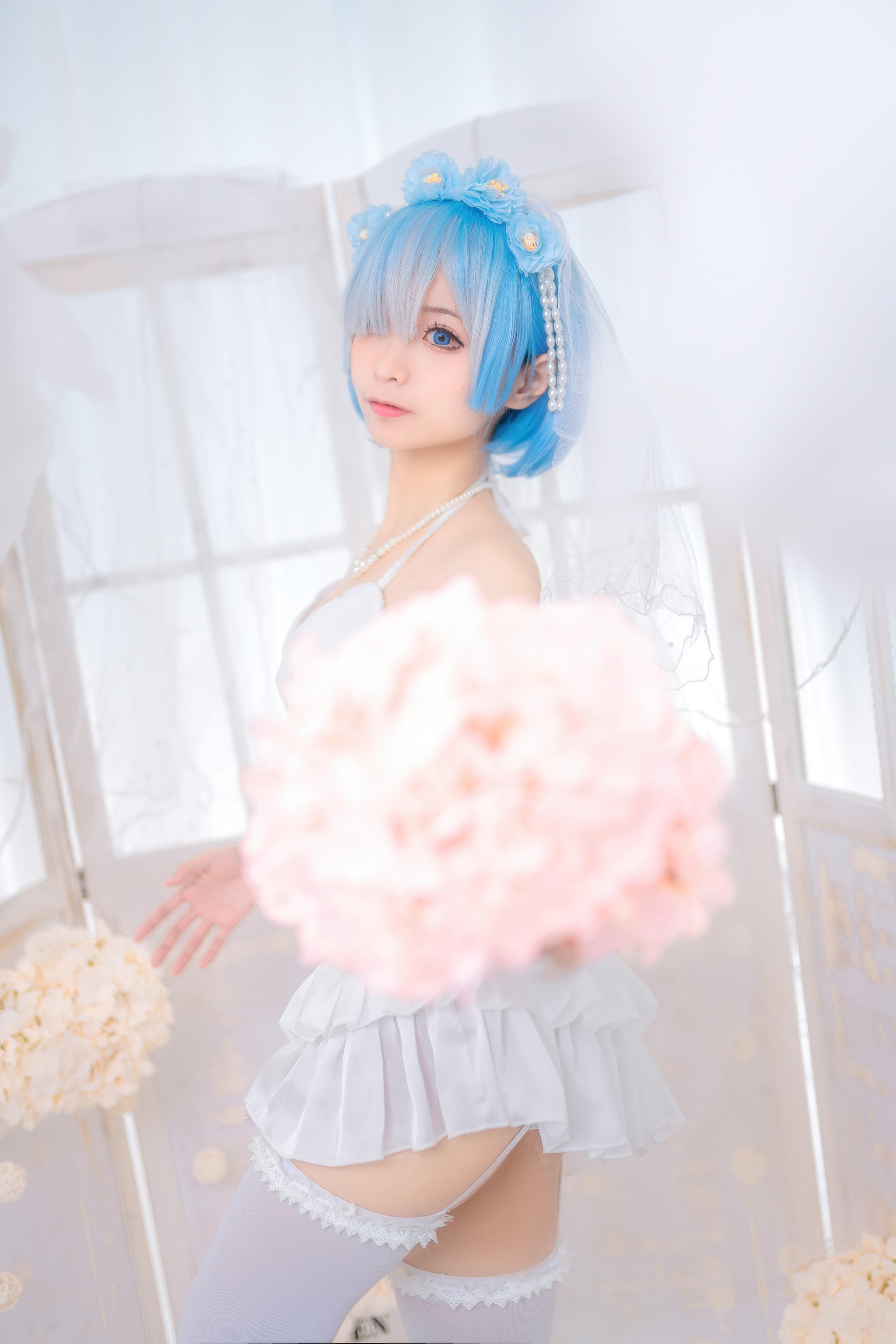蠢沫沫 - NO.040 雷姆花嫁[44P]-XikXak